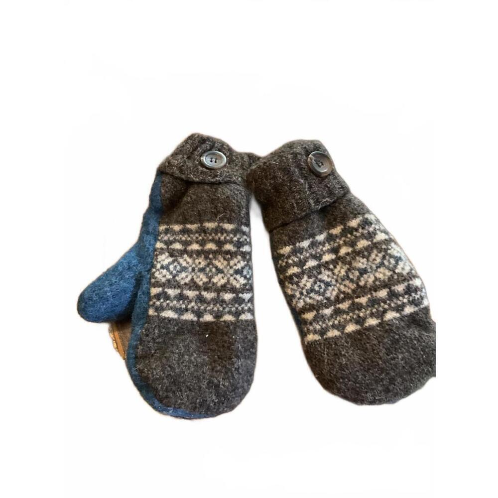 Cozy Wool Mittens with Unique Patterns | Fleece lined
